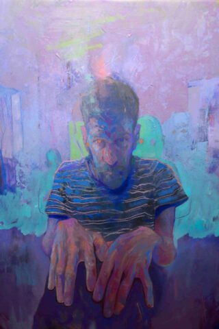 otero-carbonell-windows-ghosts-houses-self-portrait-band-aid-art